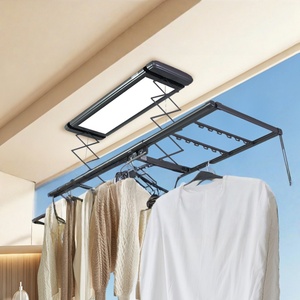 Secadora de ropa eléctrica oculta, inteligente, ultrafina, con pantalla grande y barra telescópica para interiores - Product Image 2