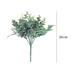 Ramillete de Eucalipto Artificial Ruilisi, Decoración de Plástico Verde para el Hogar, Oficina, Uso en Interiores - Product Image 5