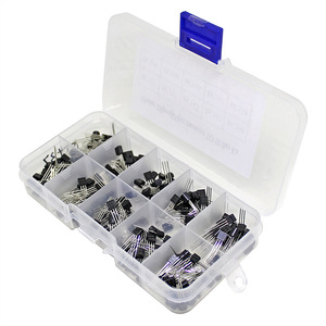 Bản gốc mới 2023 thường được sử dụng 10 loại thông số kỹ thuật của bóng bán dẫn, 200 các thành phần kết hợp bóng bán dẫn được lắp ráp trong kho - Product Image 1