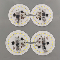 Carte de circuit imprimé en aluminium DOB intégrée pour source lumineuse, carte de circuit imprimé pour ampoule LED 5W 7W 12W