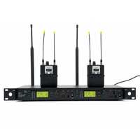 Système de monitoring intra-auriculaire sans fil professionnel PSM1000 avec traitement DSP, récepteur de diversité, mixage stéréo double canal pour musiciens de scène