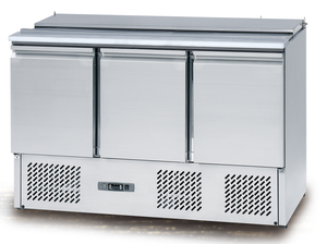 Mesa refrigerada comercial para preparación <span class=keywords><strong>de</strong></span> sándwiches y ensaladas con exhibidor - Product Image 6