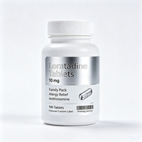 Étiquettes personnalisées OEM Haoxuan pour flacons de comprimés, en PET, avec finition mate et feuille d'argent, pour emballages de produits de santé haut de gamme