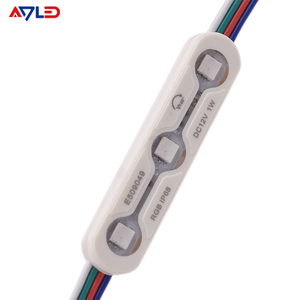 Módulos LED ADLED 12V 1W RGB SMD 5050, IP68, Resistentes al Agua para Exteriores, 3 LED, Módulo LED de Inyección ABS - Product Image 2