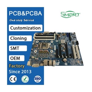 OEM kustom FR-4 SMT <span class=keywords><strong>PCBA</strong></span> rakitan papan sirkuit dengan HASL/celup emas permukaan selesai untuk elektronik cerdas-produsen - Product Image 1