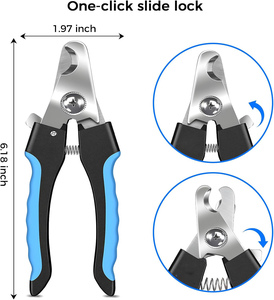 Professional Stainless Steel <b>Pet</b> Nail <b>Clipper</b> Dog Eco-Friendly Grooming Trimmer Safety Guard ABS Material Easy Cleaning <b>for</b> - Product Image 3