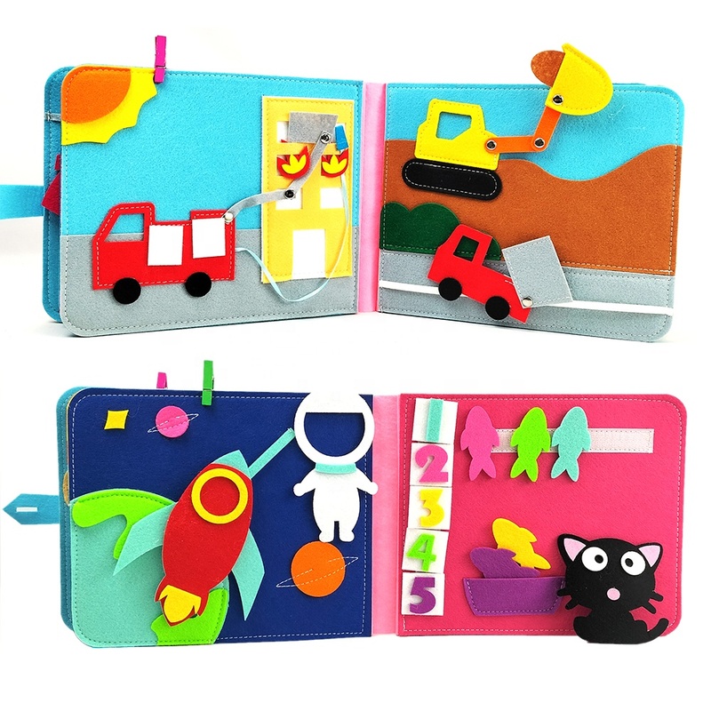 Felt Busy Board Quiet Books for