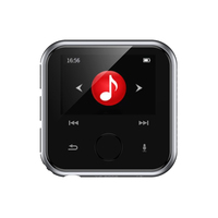 HBNKH Nouveau lecteur MP3 MP4 numérique, lecteur de musique et de films HIFI, lecteur de musique compact, BT5.0 pour les affaires et le sport