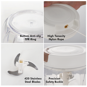 Cocina Procesador <span class=keywords><strong>de</strong></span> alimentos multiusos Ajo <span class=keywords><strong>Cebolla</strong></span> Vegetales Chopper Manual <span class=keywords><strong>de</strong></span> extracción <span class=keywords><strong>de</strong></span> alimentos - Product Image 4