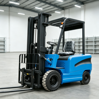 Chariot élévateur électrique pour allées étroites 2 tonnes 3 tonnes 5 tonnes Batterie au lithium Hauteur de levage 5m 6m pour entrepôt à rayonnages hauts