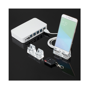 10 портов противоугонная система безопасности устройства ABS/пластиковый дисплей стенд для всех сотовых телефонов - Product Image 1