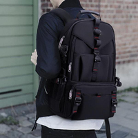 Sac à dos unisexe tout-en-un - Doublure en polyester - Capacité 36-55L - Pour la randonnée en plein air, la salle de sport, les sports et les trajets quotidiens - Imperméable