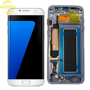 5.5 "hiển thị ban đầu cho <span class=keywords><strong>Samsung</strong></span> <span class=keywords><strong>Galaxy</strong></span> <span class=keywords><strong>S7</strong></span> cạnh G935F G9350 g935s SC-02H <span class=keywords><strong>LCD</strong></span> màn hình cảm ứng thay thế sửa chữa các bộ phận với khung - Product Image 1