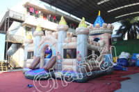 Aire de jeux gonflable Knight vs Dragon, combo château gonflable, maison de saut, trampoline