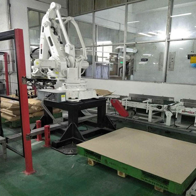 Robotic Palletizer for Food Beverage Joint Robot Carton Palletizing Machine