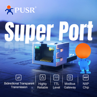 Módulo Ethernet TTL UART Industrial USR-K7 Super Port, Modbus RTU TCP DC 3.3V~3.6V, Chipset Cortex-M7, Control de Flujo 600~1M(bps)