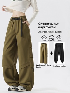 <span class=keywords><strong>Pantalon</strong></span> de randonnée pour homme et femme, style charge, trois en un, coupe-vent, imperméable, respirant, doublure en polaire polaire, <span class=keywords><strong>pantalon</strong></span> de randonnée en plein air - Product Image 6