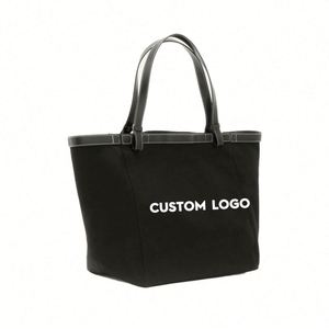 New Tide Lazy Style Simple <b>Large</b> Capacity Thickened Tote Canvas Handheld Shopping One Shoulder Women's Student School Bag - Product Image 4