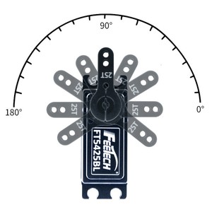 Motor sin escobillas digital de alta velocidad Feitech Servo FT5425BL de 25 kg para coche RC - Product Image 2