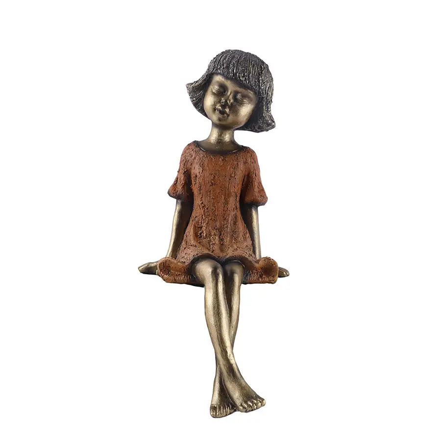 Personalizzato Morden minimalista ballerina statua arte scultura creativa ragazza stanza da tavolo ornamento regalo