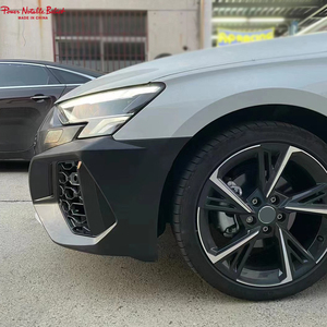 Kit carrosserie <span class=keywords><strong>RS3</strong></span> Bodikits pour Audi A3 S3 Pare-chocs avant avec calandre en maille de radiateur et lèvre avant en matériau PP 2020 2021 <span class=keywords><strong>2022</strong></span> - Product Image 5