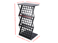 Pupitre ergonomique pliable avec rangement, support de présentation en métal durable pour l'éducation et les environnements professionnels