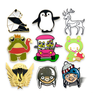 50 Pieces Minimum Order Personalized Customization Exquisite Cute Cartoon Animal Type cat Dog penguin Enamel Pin