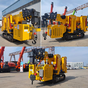 Vente en gros pas cher 3 tonnes 5 tonnes espace étroit petite mini grue sur chenilles grue sur chenilles de levage d'araignée - Product Image 6