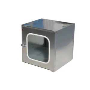 Schlussverkauf Durchlassbox mit Luftdusche edelstahl modularer Reinraum dynamischer Durchlasskasten Durchlaufsturmel mit Gebläse und HEPA-Filter