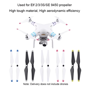 Dji Elf Phantom <span class=keywords><strong>2</strong></span>/<span class=keywords><strong>3</strong></span>/3s/Se 9450 셀프 잠금 드론 액세서리용 고효율 프로펠러 Cw/Ccw - Product Image 2