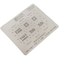 Pochoir de Reballing BGA AMAOE 0,15 mm pour la réparation de puces BGA153, BGA162, BGA169, BGA186, BGA221, BGA254, EMMC, EMCP