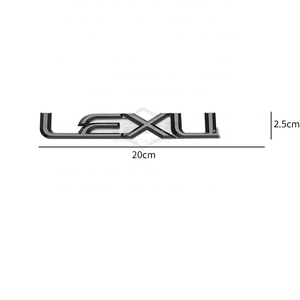 Autocollant d'emblème de coffre arrière de voiture en métal 16,5*2 cm pour logo <span class=keywords><strong>Lexus</strong></span> ES300 IS300 IS350 ES250 ES350 IS250 CT200H GS350 NX200 - Product Image 2