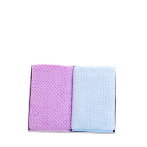Jin Ao Coral Fleece Towel 300g Plain Weave Wedding <b>Gift</b> <b>Set</b> With Logo - Product Image 4