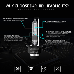 Ocache-phare au xénon hid pour voiture au xénon, ampoule au xénon, halogène, D1S D3S D4S D4R, 12V 35W, 2 pièces - Product Image 4