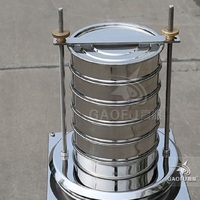 Machine de tamisage vibrante électronique de laboratoire standard pour l'analyse de la granulométrie des poudres, avec minuterie réglable