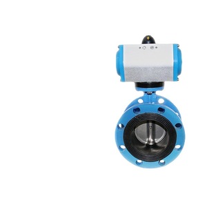 Válvula de Mariposa Neumática de Acero Inoxidable/Acero al Carbono con Sello Blando D641X-10/16Q/C/P de Corte Rápido DN50-DN450 para Agua - Product Image 5