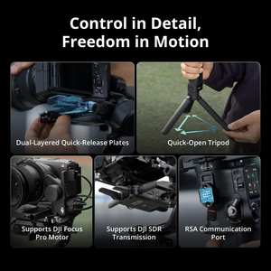Portable <b>Camera</b> Stabilizer RS 5 Combo Kit Handheld Gimbal Support for Vlog Shooting and Content Creation - Product Image 5