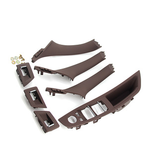 Cubierta embellecedora del panel de la manija de la puerta interior para BMW Serie 5 F10 F11 F18 2010-2016, kit de marco de plástico para el salpicadero - Product Image 5