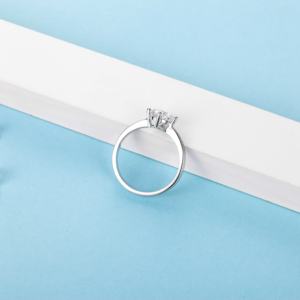 Joyería fina permanente <span class=keywords><strong>14</strong></span> quilates Au585 oro amarillo Real D Color VVS corte redondo 1CT moissanite <span class=keywords><strong>diamante</strong></span> anillo <span class=keywords><strong>de</strong></span> oro <span class=keywords><strong>precio</strong></span> al por mayor - Product Image 3