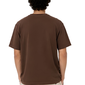 เสื้อยืดทรงหลวม ยูนิเซ็กซ์ ผ้าฝ้าย 100% ปักลาย แห้งเร็ว แฟชั่นสตรีทสไตล์ ไหล่ตก สีสันตามสั่ง ขายดีที่สุด - Product Image 4
