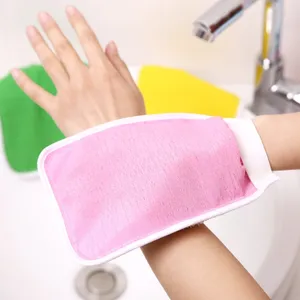 Comfortable Thicken Soft Bathing Shower Towel Double Layer Hand Body Packaging Bag Modern Gloves