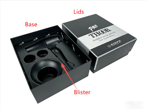 Caja de Empaque <span class=keywords><strong>para</strong></span> Secador de Pelo de Lujo Moderno, Cartón Rígido Reciclable, Logotipo con Relieve UV, Cajas de Lujo Personalizadas - Product Image 3