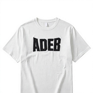 Camiseta de Punto 100% Algodón 180g, Personalización OEM, Bordado con Logotipo de Marca Personalizado, Fabricante de Camisetas Lisas para Hombre - Product Image 2