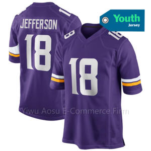 ‏ الشباب الجديد الجيل الثالث من مينيسوتا 9 ج. ج. ماكارثي 18 جاستن جيفرسون بالجملة خياطة جيرسي كرة القدم مخيط - Product Image 2
