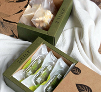 Boîte à matcha personnalisée imprimée directement de l'usine, boîte d'emballage de thé en papier de qualité alimentaire durable, résistante à la lumière, vente en gros avec logo