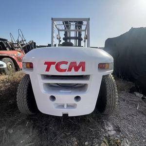 中古<span class=keywords><strong>TCM</strong></span> FD100 10トンミニフォークリフト、エンジンポンプ＆モーター搭載-日本製低稼働時間、テスト済み認定済み、上海中国ヤード在庫あり - Product Image 4