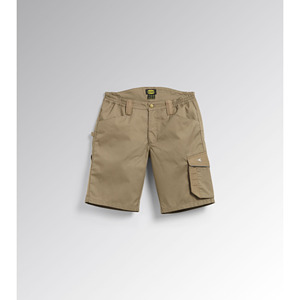 Pantalones Cortos Diadora Bermuda Poly L, Corte Regular, Ropa de Seguridad Transpirable, Azul Clásico - Product Image 1