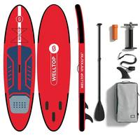 Planche à pagaie gonflable tout usage certifiée ODM, 350x89x15CM, PVC/EVA, 3 ailerons, pour lacs, rivières, océan, écologique, portable