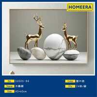 24ชิ้นคริสตัลกรอบ40x60ซม. กรอบกระดาษสีทองและฟิล์มนิรภัยวัสดุผนังที่เน้น - Product Image 1