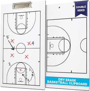 Tableau blanc double face effaçable à sec pour entraîneurs Planche de jeu pour entraîneur de basket-ball - Product Image 4